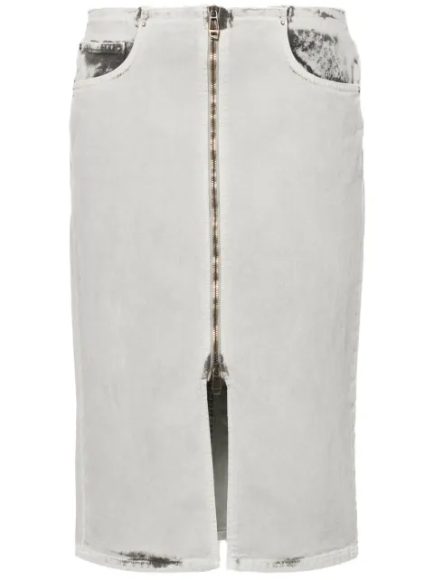 Haikure denim pencil skirt Grey HEW08083GF152