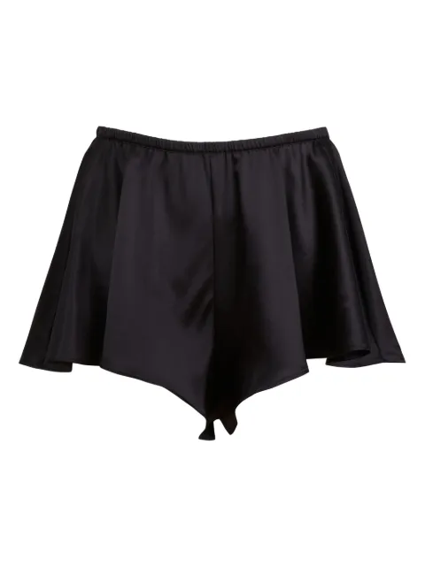 Fleur Du Mal Luxe Flutter shorts Black SH01190100
