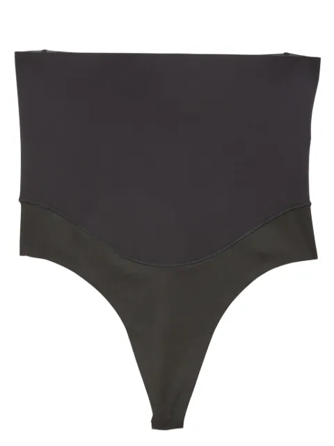 Fleur Du Mal Le Stretch micro shaping thong Black PY04690100
