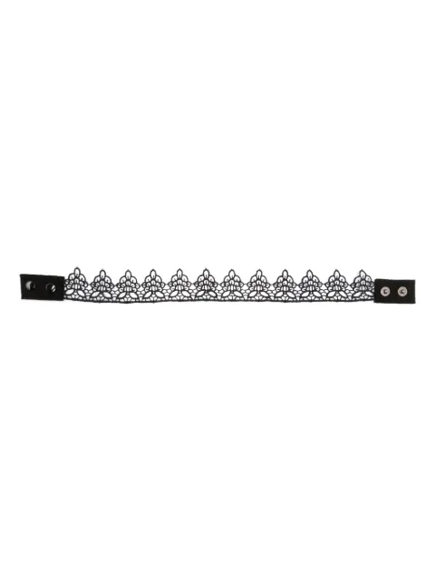 Manokhi lace choker necklace Black MANO116