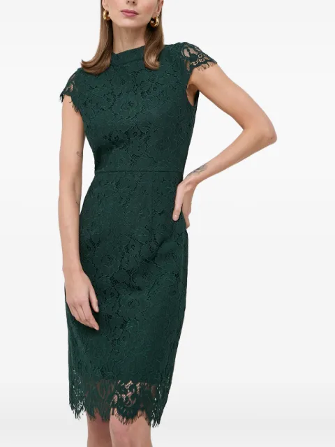 IVY OAK lace high-neck dress Green IO1100X7044