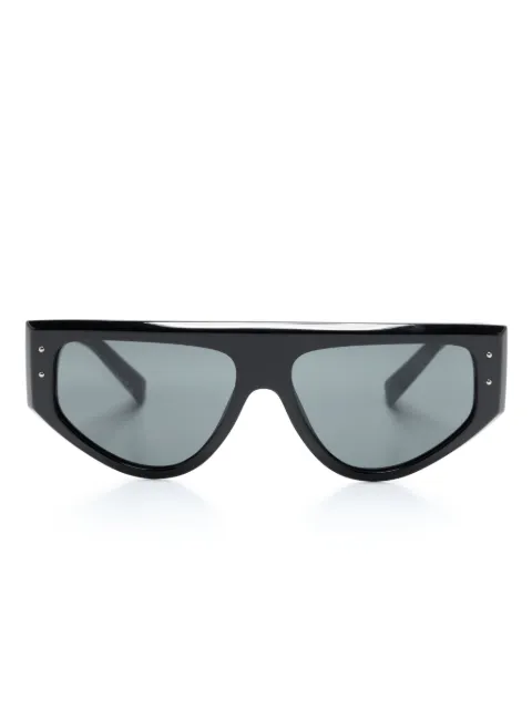 Dolce & Gabbana Eyewear DG Sharped geometric-frame sunglasses Black DG4461
