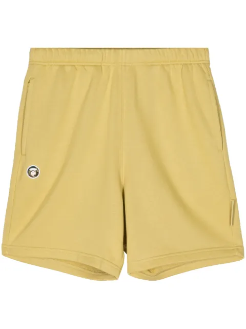 AAPE BY *A BATHING APE® Milo-patch track shorts Yellow AAPSPMA673XXM