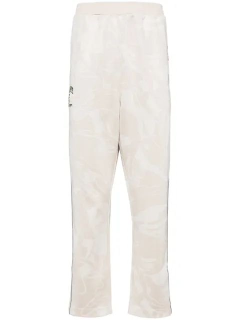 AAPE BY *A BATHING APE® logo-embroidered jacquard track pants Neutrals AAPPTMA692XXM