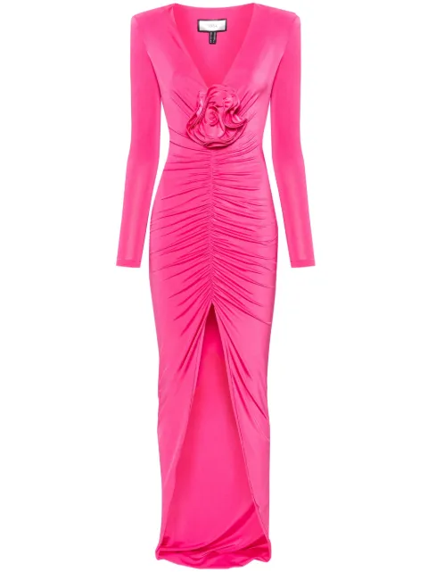 NISSA floral-detailing maxi dress Pink RS14498PINK