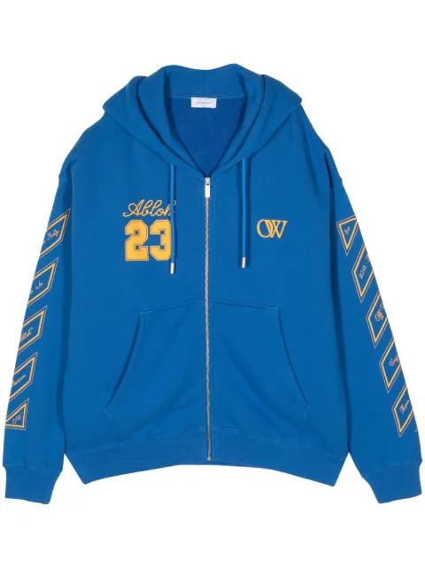 Off-White Ow 23 Skate hoodie Blue OMBE015S24FLE0054622