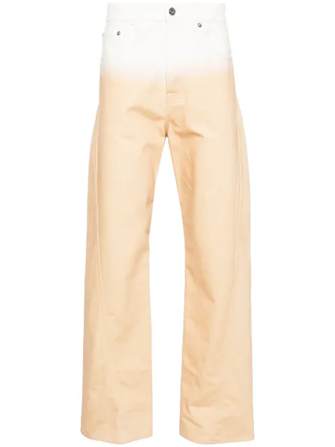 Lanvin mid-rise straight-leg jeans Orange RMTR0051D081E24