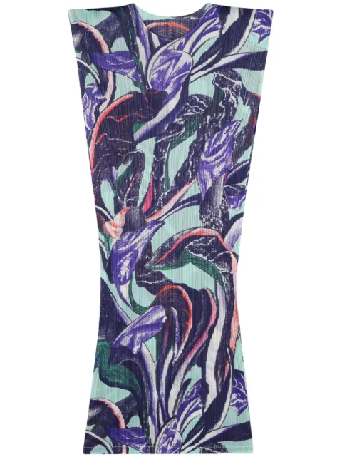 Pleats Please Issey Miyake Tardivo plissé midi dress Blue PP46JH695