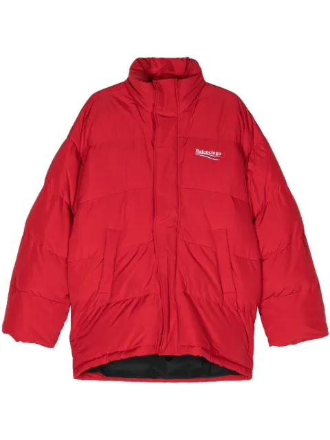 Balenciaga Political Campaign puffer jacket Red 758045TYD36