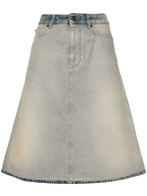 Balenciaga denim short skirt Neutrals 773784TDW15