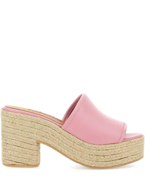 MOSCHINO JEANS espadrille platform sandals Pink 32143796