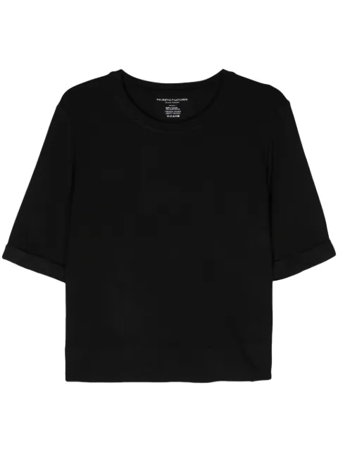 Majestic Filatures cuffed-sleeves jersey T-shirt Black M003FTS816