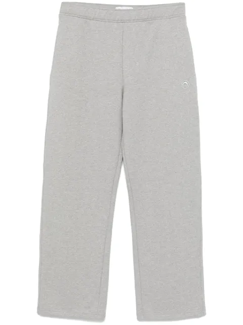 Marine Serre Moon-embroidery track pants Grey UPA052ACJER0013