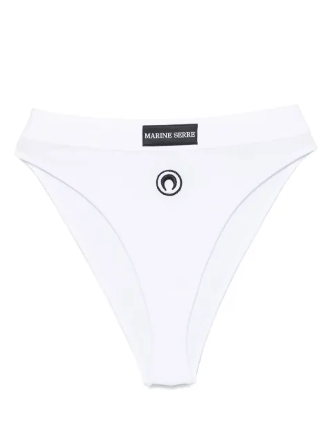Marine Serre Crescent Moon high-waist briefs White WUW045ACJER0012WH10