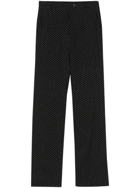 Nº21 high-waist straight-leg trousers Black 24EN2S0B0335529S9P1