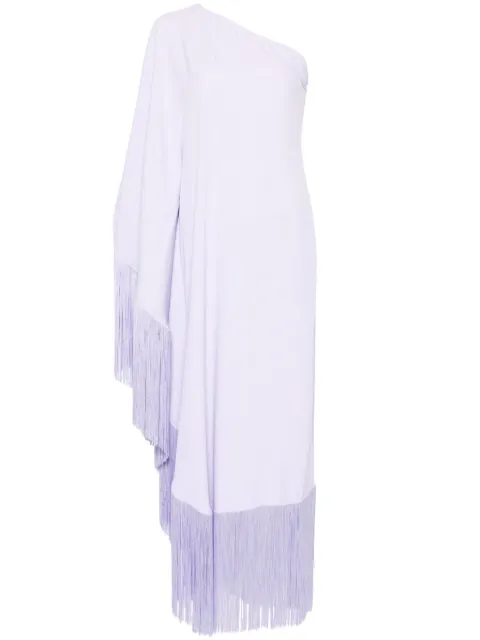 Taller Marmo Spritz fringed maxi dress Purple TMSS2425343