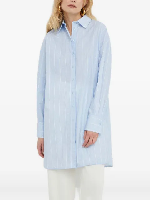 TWINSET striped buttoned shirt Blue 241TF2020
