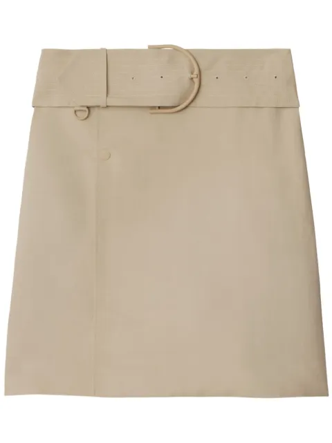 Burberry wrap canvas skirt Neutrals 8087482