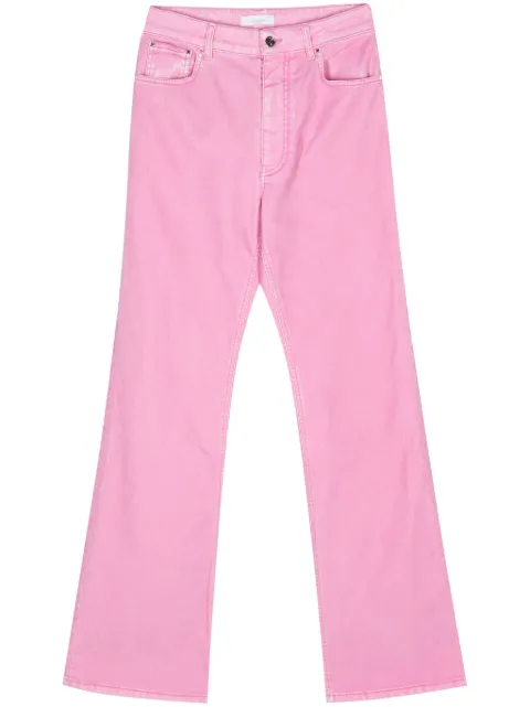 Rabanne mid-rise straight-leg trousers Pink 24PCPA328CO0507
