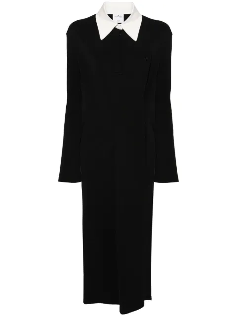 Courrèges polo maxi dress Black 224JR0413JS0141