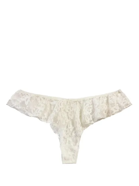 Fleur Du Mal Venus Flutter lace panty Neutrals PY04580300
