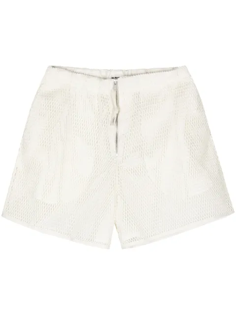 Jil Sander mesh cotton shorts Neutrals J22KA0190JTN338