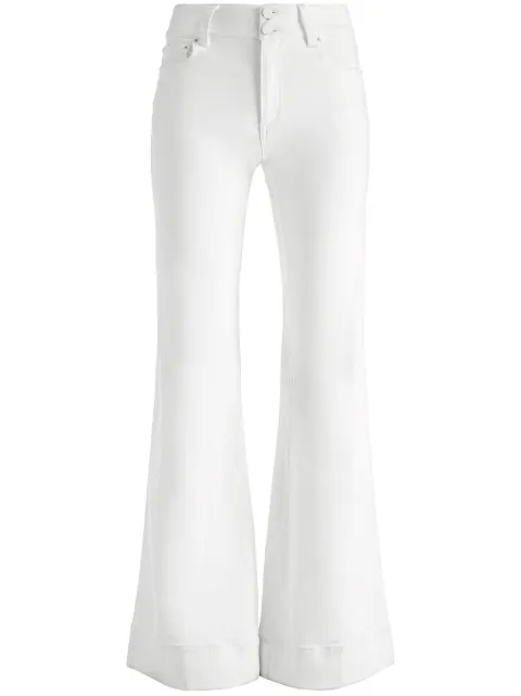 alice + olivia Missa wide-leg jeans White CD404311938