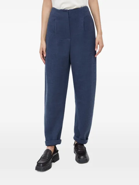 Emporio Armani cuffed pleated trousers Blue 8N2P8A2JFGZ