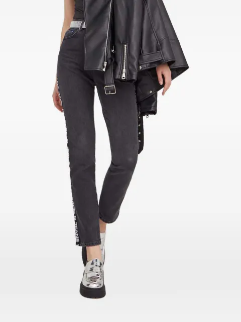 Karl Lagerfeld Jeans logo-tape jeans Grey 240J1112284