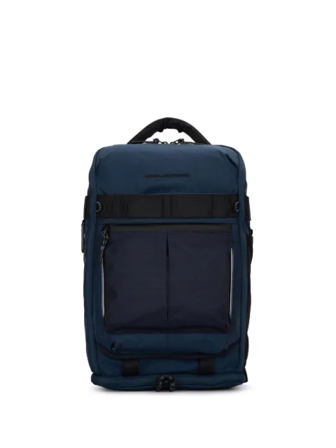 PIQUADRO logo-lettering backpack Blue CA5998S125L