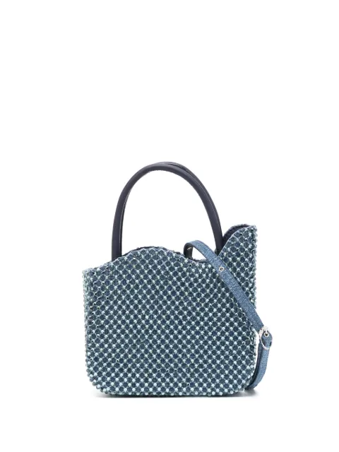 Le Silla Gilda rhinestone-embellished mini bag Blue 9979UBAGXXXX