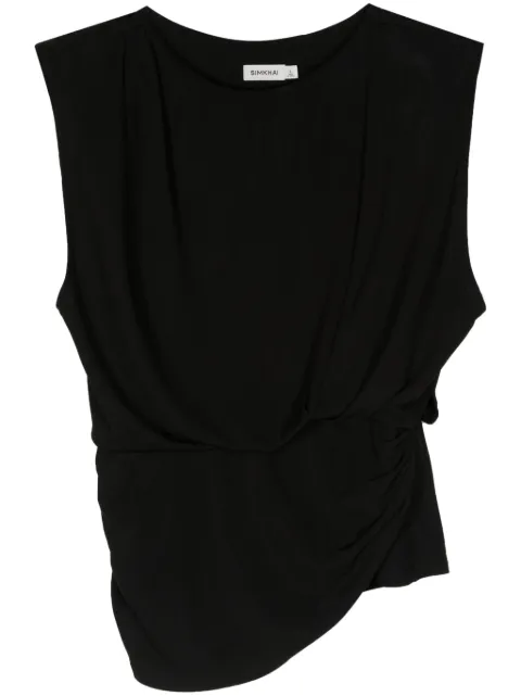 SIMKHAI Daton draped top Black 2242137J