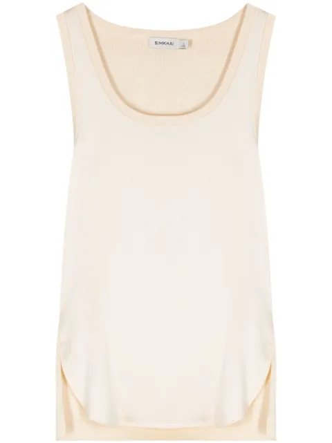 SIMKHAI Faro panelled tank top Gold 2242157Q