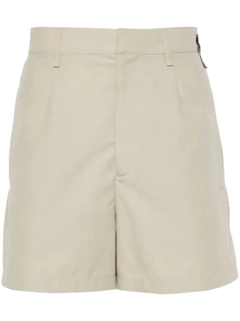 FENDI wool bermuda shorts Neutrals FB0978AR8T