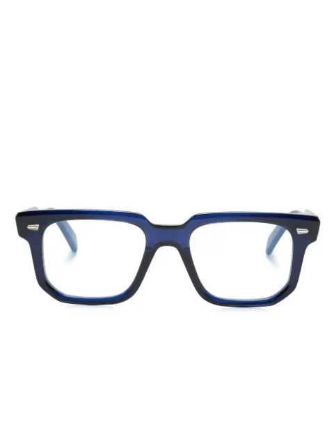 Cutler & Gross geometric-frame glasses Blue CGOP1410