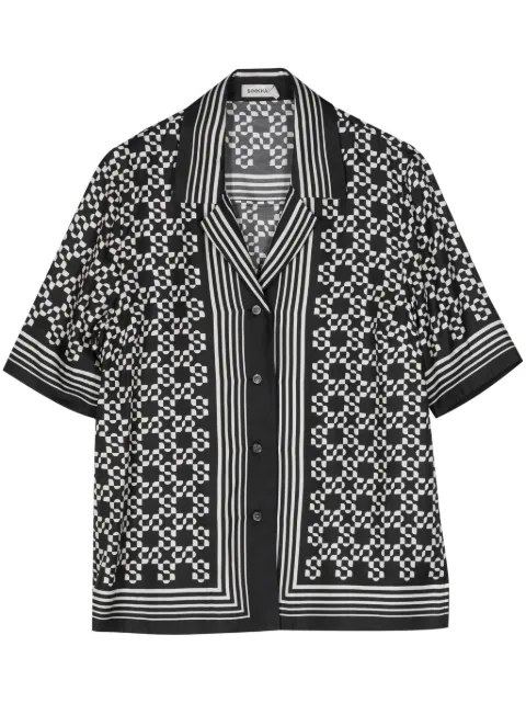 SIMKHAI Koda satin shirt Black 2242152SW