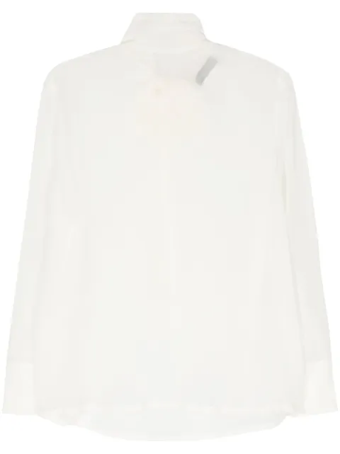Fabiana Filippi tied-neck sheer blouse White TPD274F220D6710000