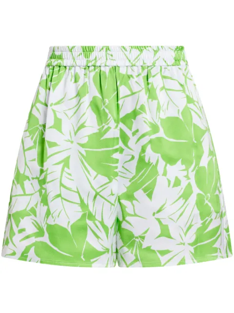 Michael Kors Palm elasticated-waist shorts Green MS430MKB0M