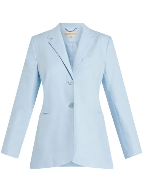 Michael Michael Kors tailored single-breasted blazer Blue MS4107O9BA