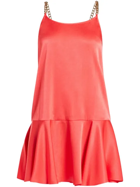 Michael Michael Kors peplum-hem satin minidress Pink MR4821R99G