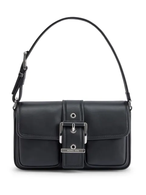 Michael Kors buckled leather shoulder bag Black 30S4SBAL2L