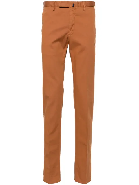 Incotex mid-rise tapered chinos Brown 1W00309312A