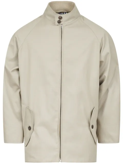 Maison Margiela pleat-detailing cotton jacket Neutrals S67AM0075S48086