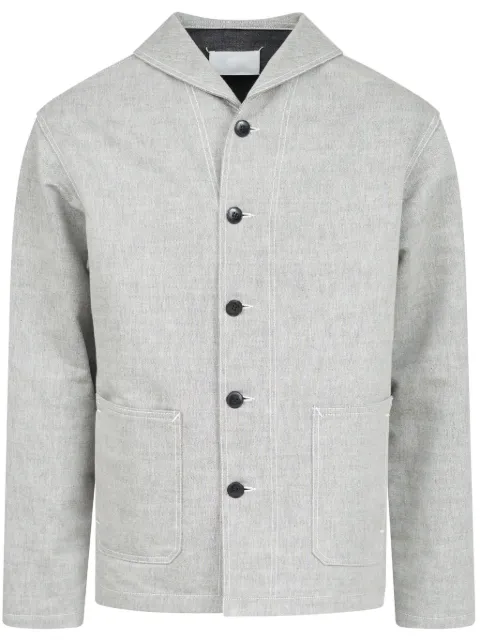 Maison Margiela button-down cotton jacket Neutrals S67AM0080M30004