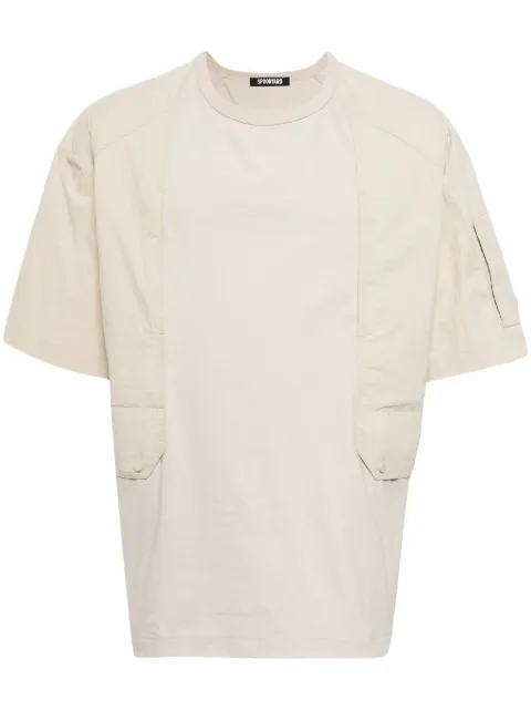 Spoonyard short-sleeve cotton T-shirt Brown KT103BEIGE