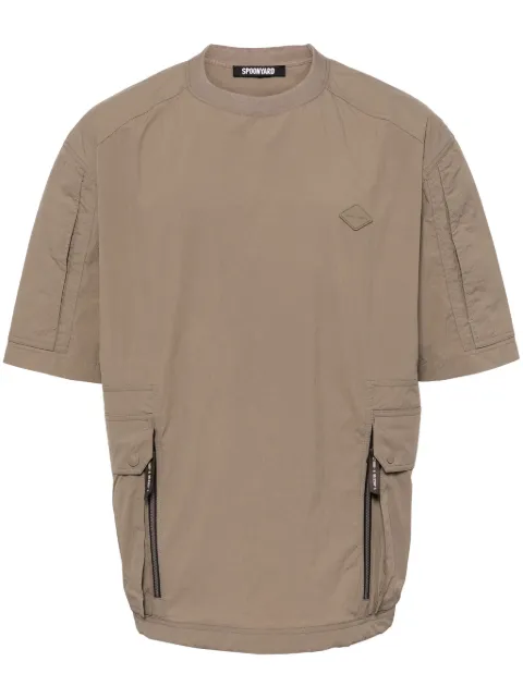 Spoonyard logo-appliquéd T-shirt Green WT011OLIVE