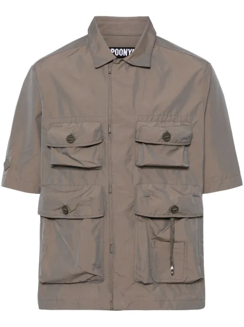 Spoonyard short-sleeve military shirt Green SH032DUSTYGREEN