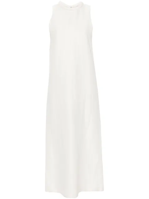LouLou de Saison Rivida midi dress White RIVIDA