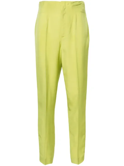 Ralph Lauren Collection high-waisted slim-fit trousers Green 290942534001