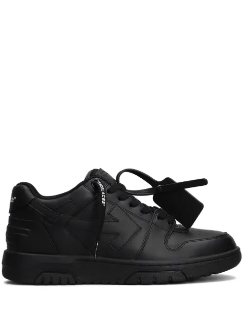 Off-White Out Of Office leather sneakers Black OMIA189C99LEA0131010